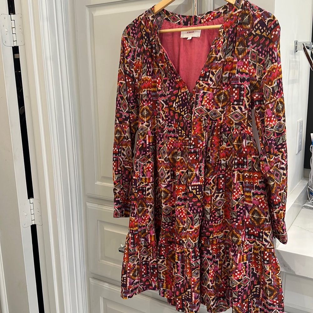 Xirena Lilith long sleeve cotton dress